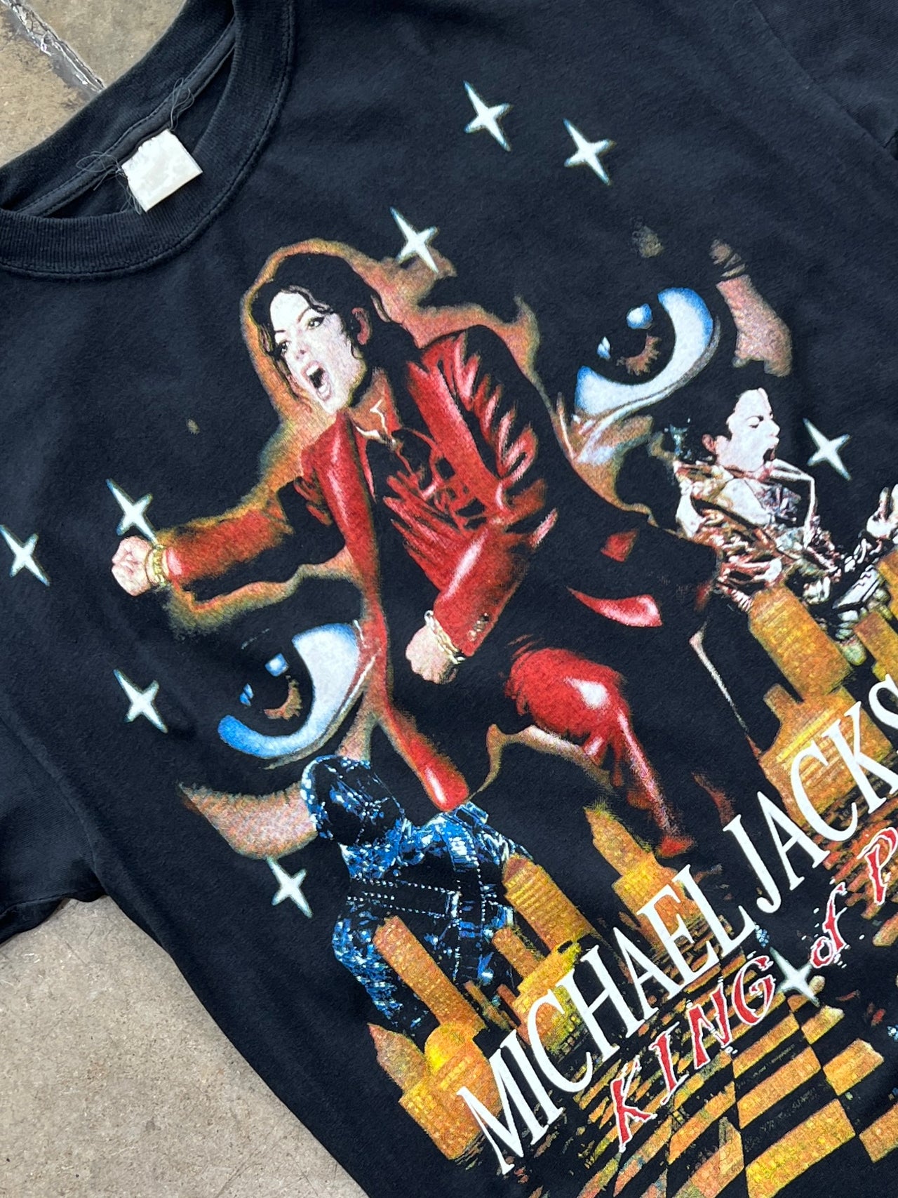 90s Michael Jackson History World Tour King of Pop Music Tee