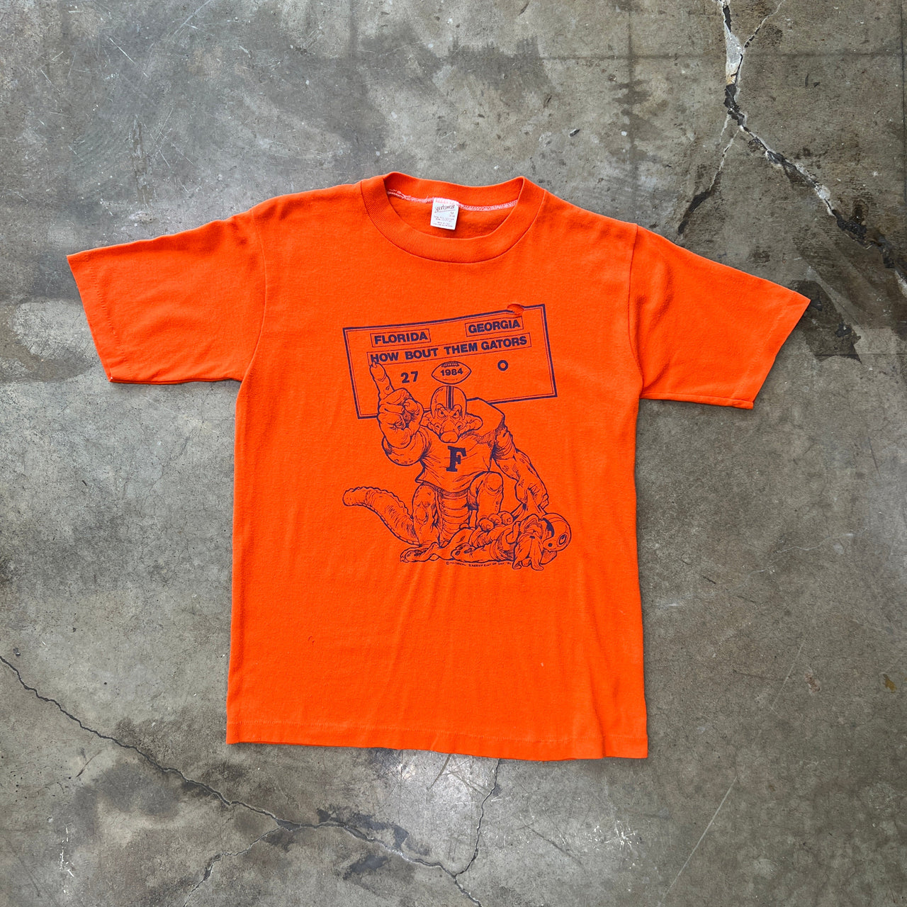 True Vintage 1984 Florida Gators Georgia Bulldogs Single Stitch Tee