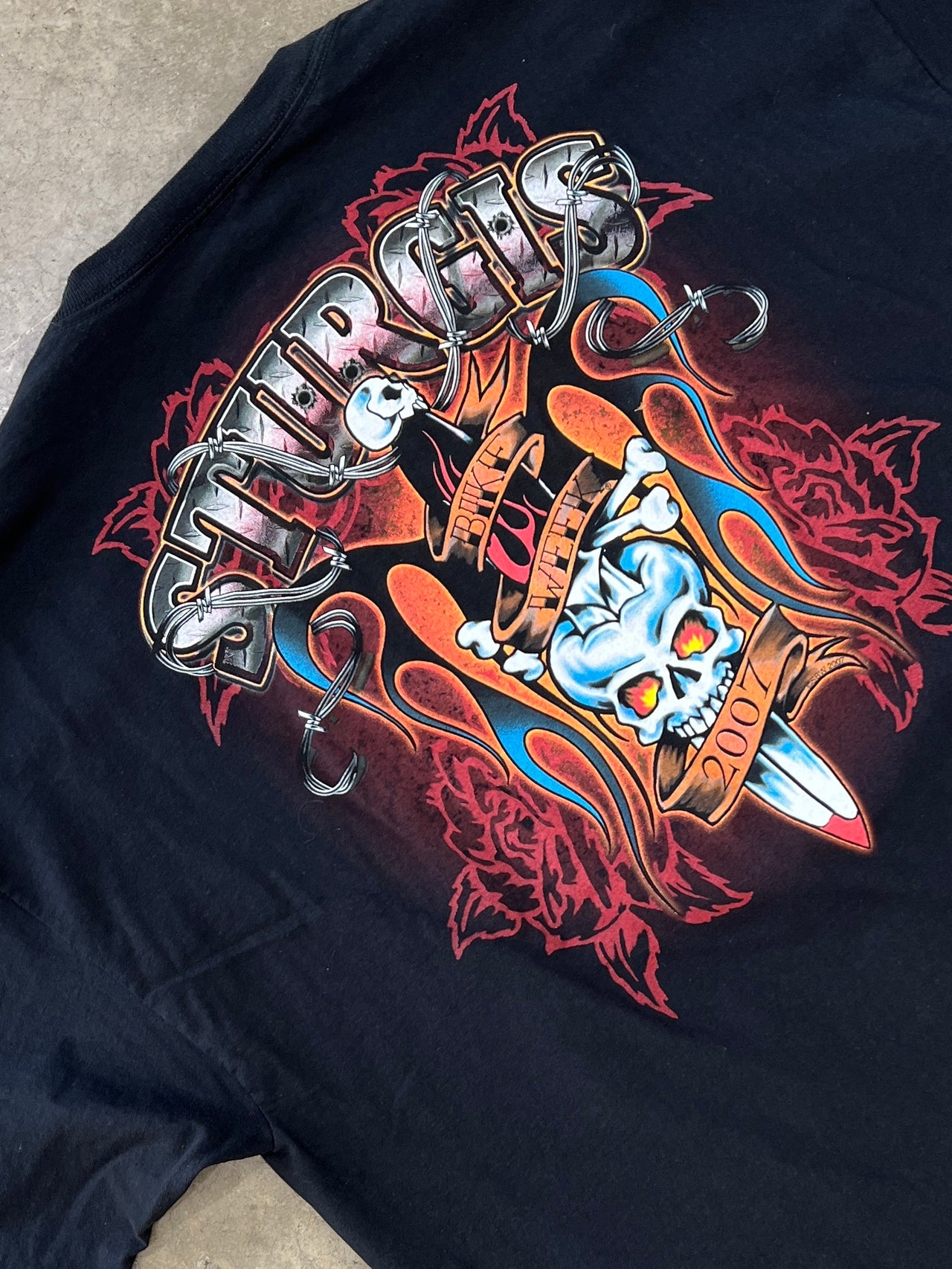 2007 Sturgis Bike Week American Traditional Motorcycle Tee