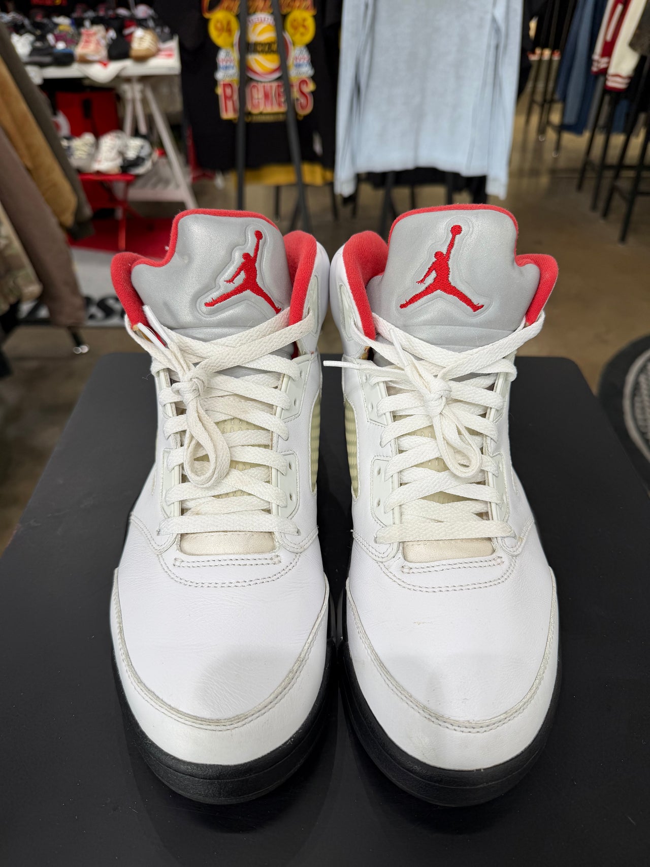 Air Jordan 5 Fire Red Silver Tongue (2020)