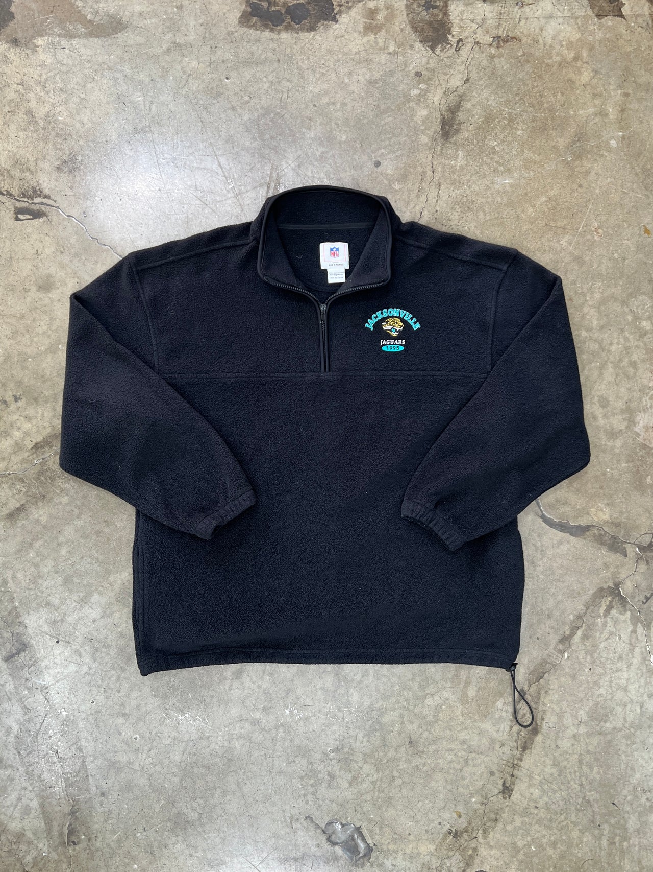 1995 NFL Jacksonville Jaguars Fleece Quarter Zip