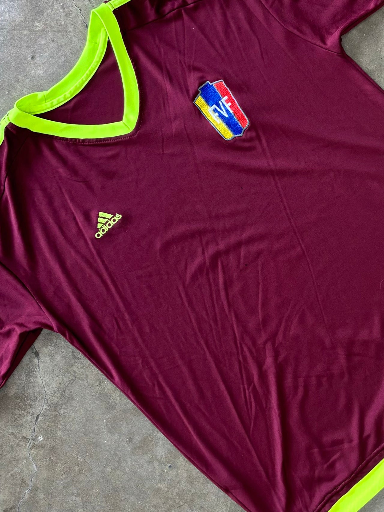 Adidas Venezuela FVF Futbol Soccer Jersey