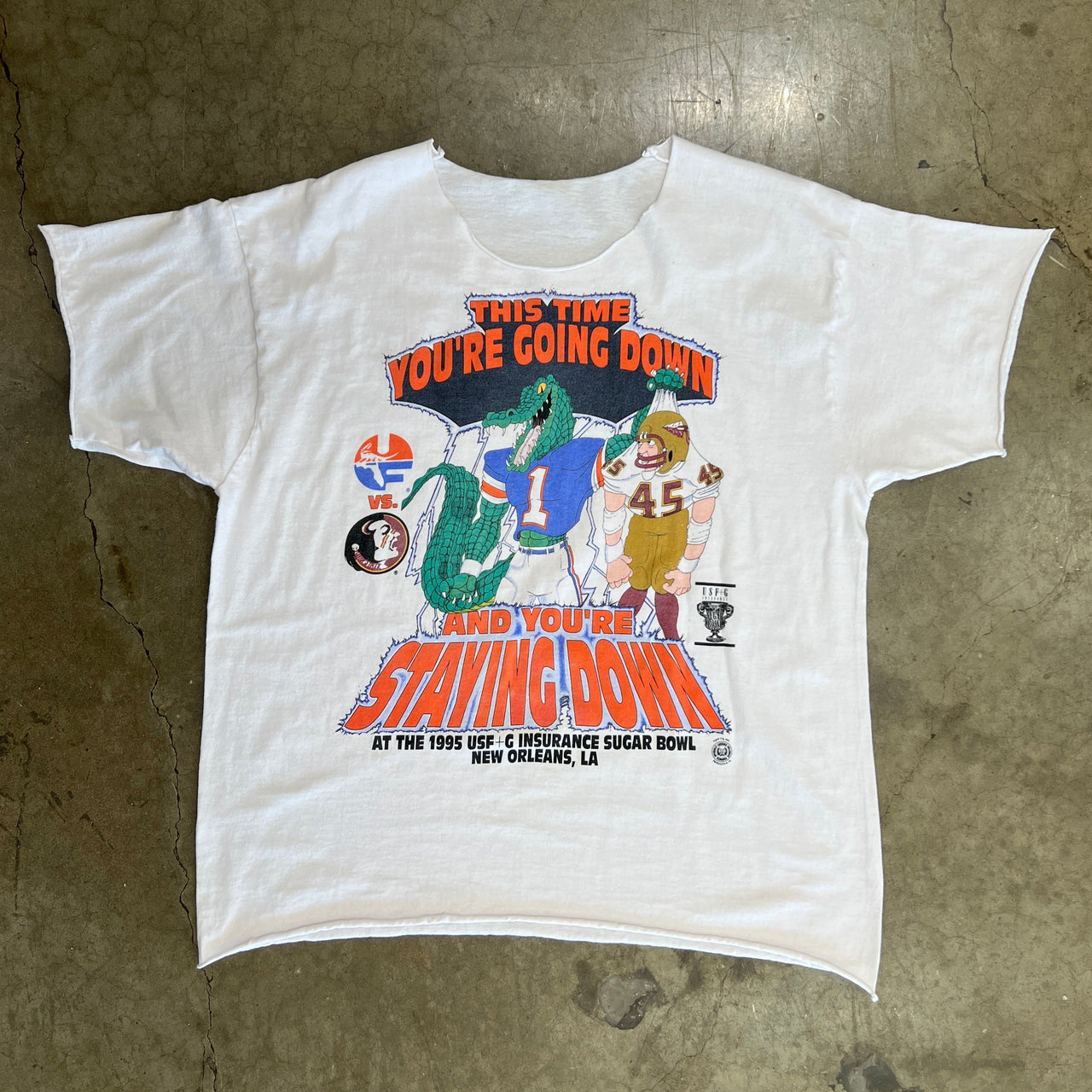 1995 Florida Gators vs. Florida Seminoles Going Down Tee