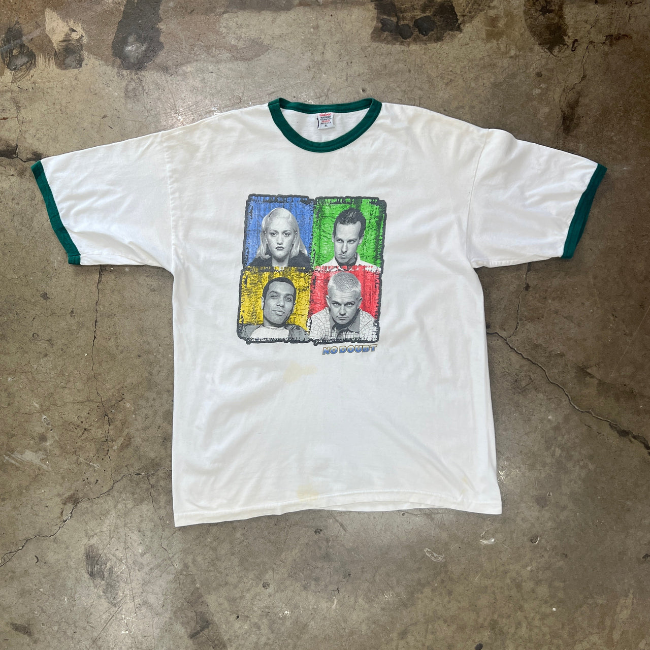 90s No Doubt Band Culver Ringer Tee