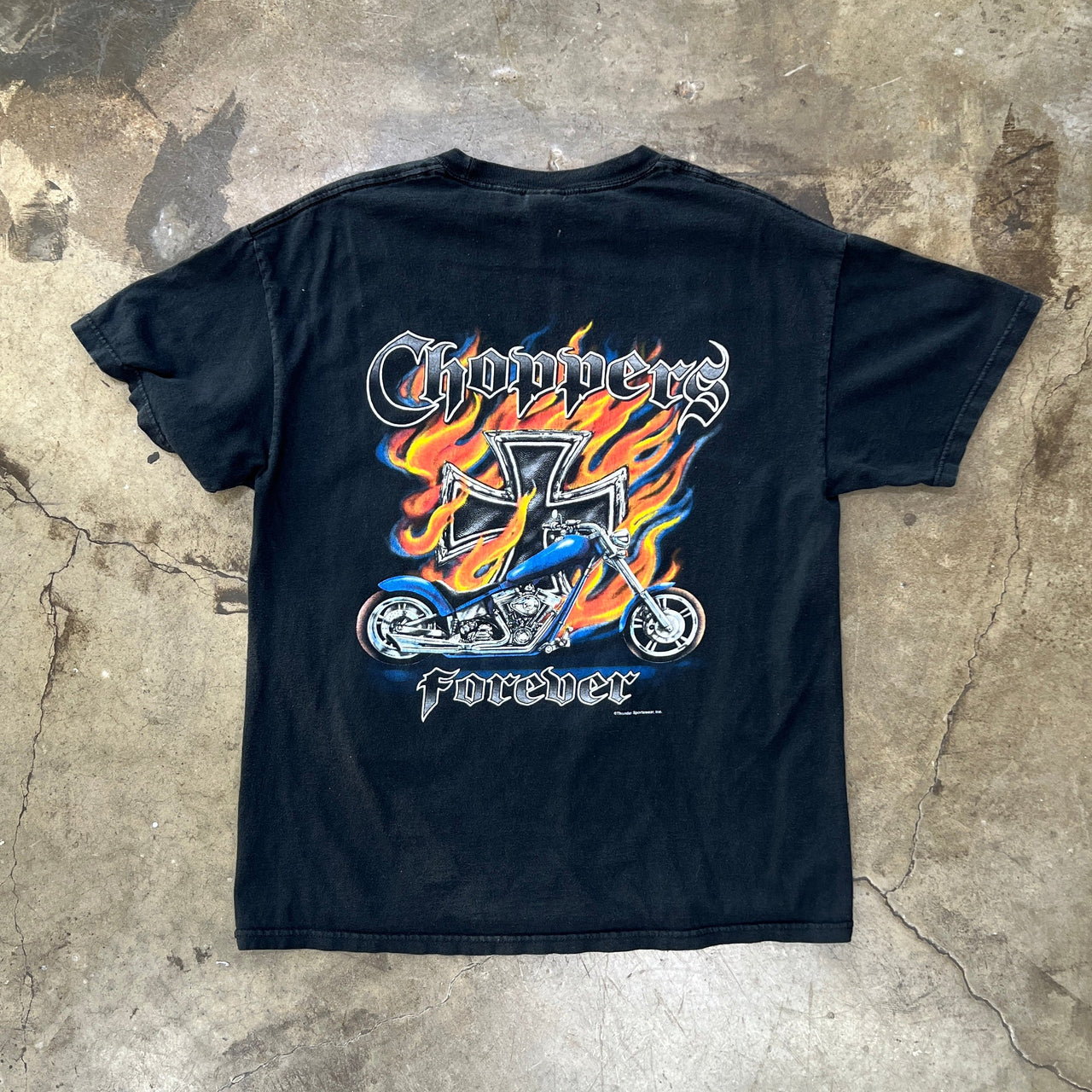 Choppers Forever Motorcycle Tennesse River Tag Tee