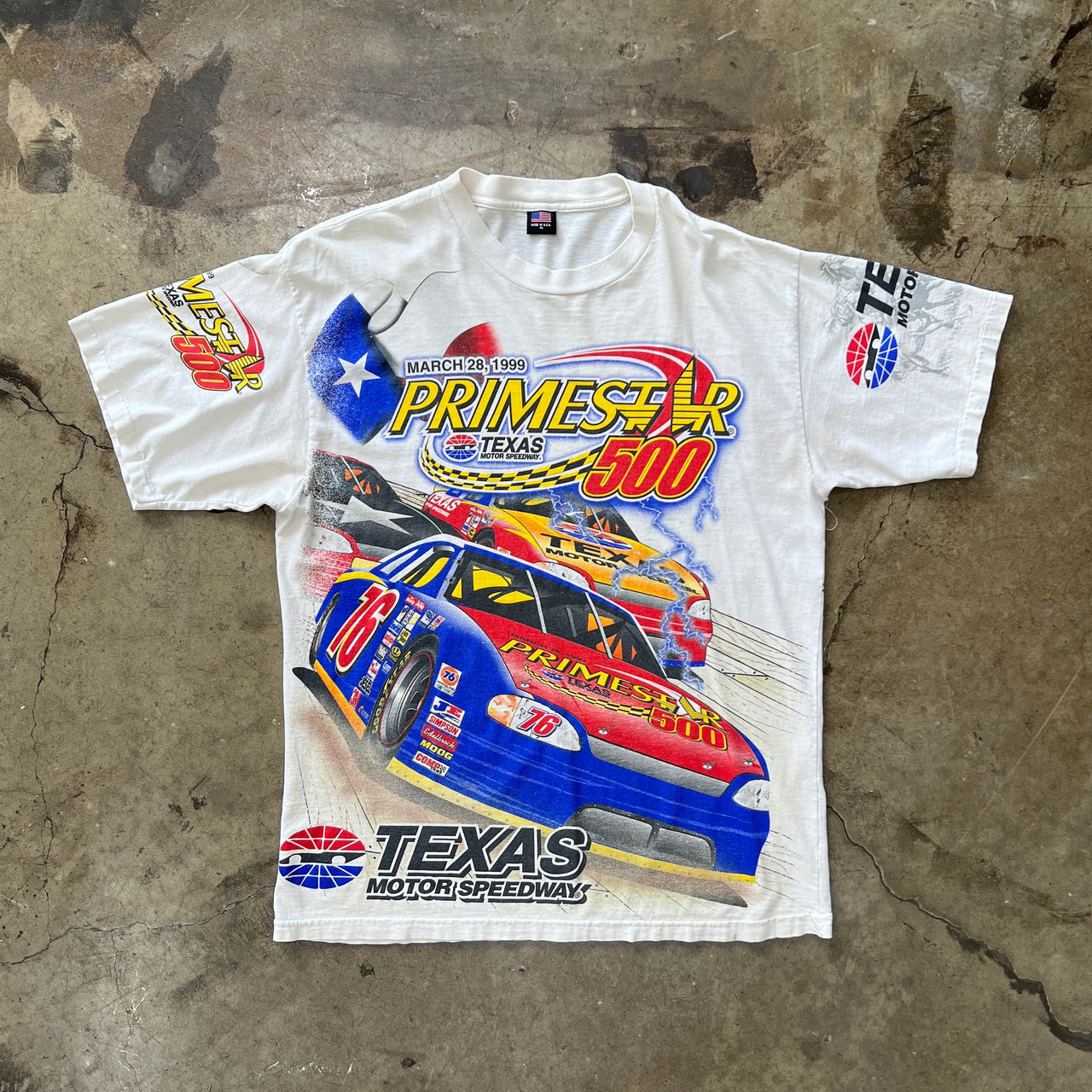 1999 AOP Texas Motorspeedway Primestar Single Stitch Tee