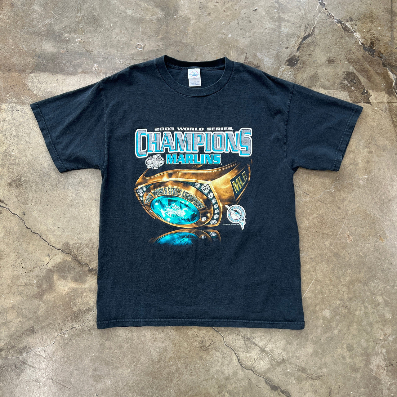 MLB Marlins World Series Champions Ring Tee