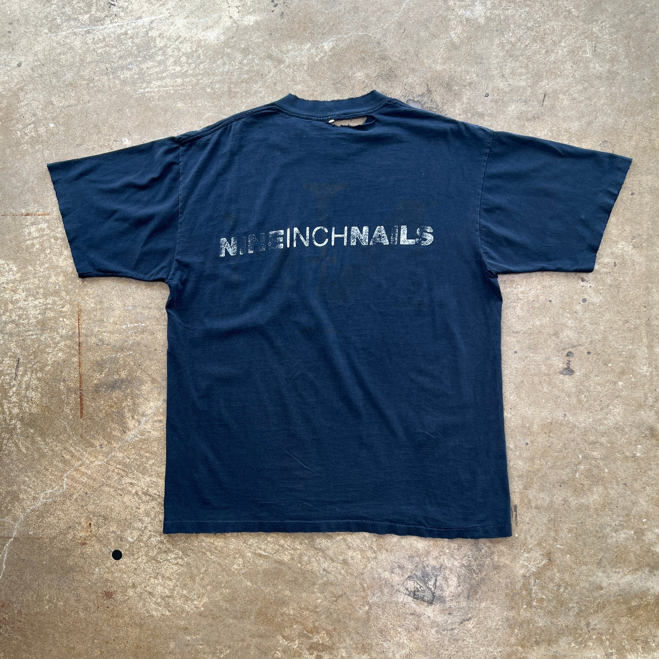 1990 Nine Inch Nails NIN I'm Nothing Single Stitch Distressed Tee