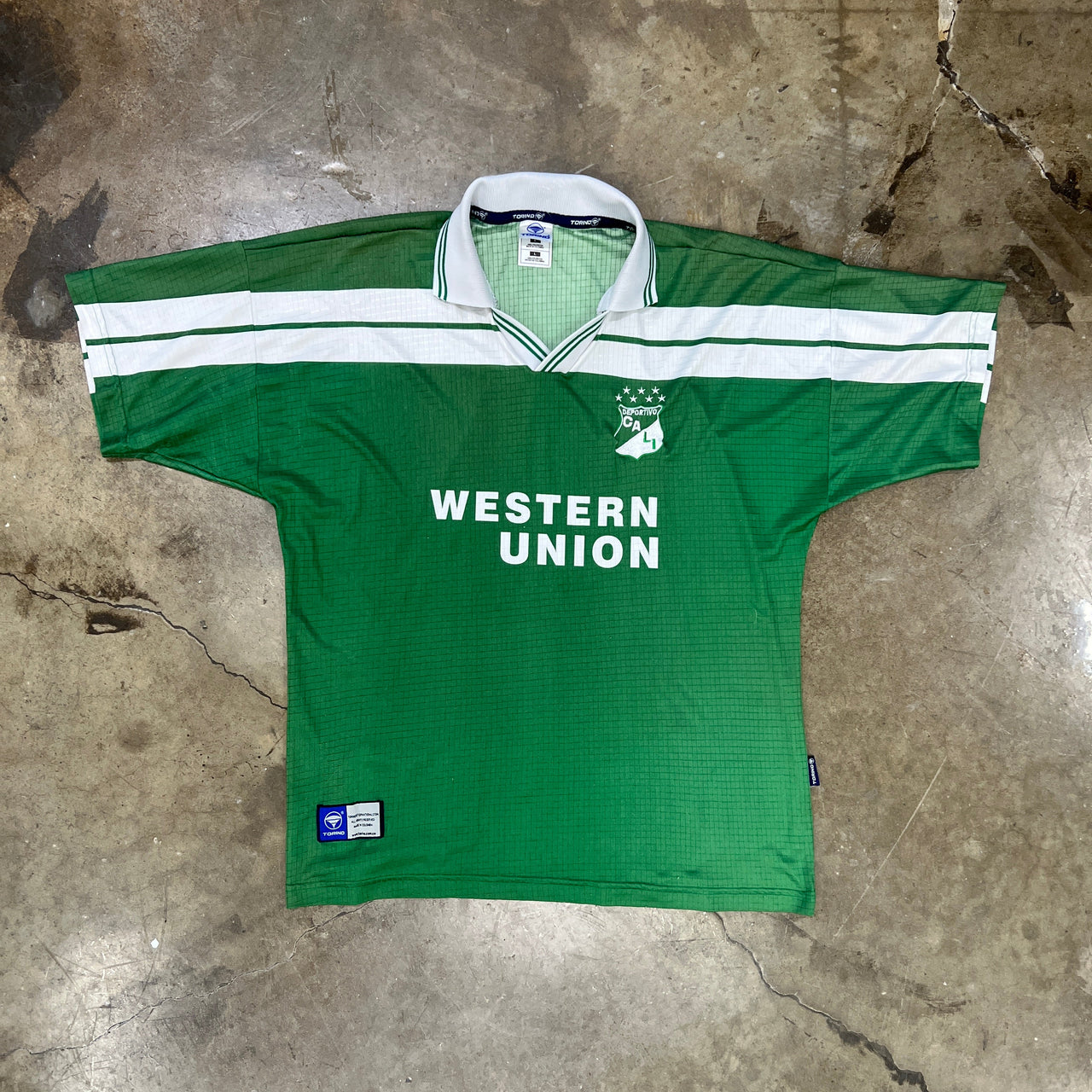 2003 Official Deportivo Cali Western Union Jersey