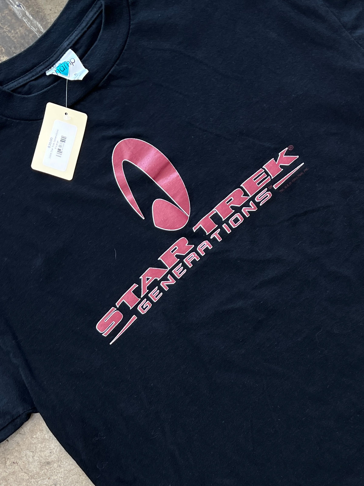 1994 Star Trek Generations Movie Tee