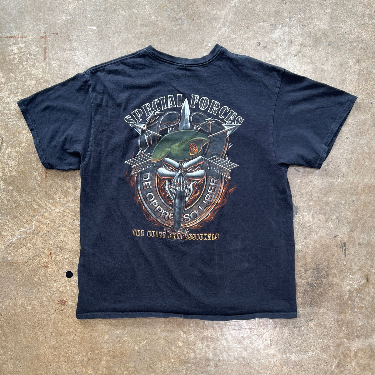 Special Forces De Oppresso Liber Military Skull Tee
