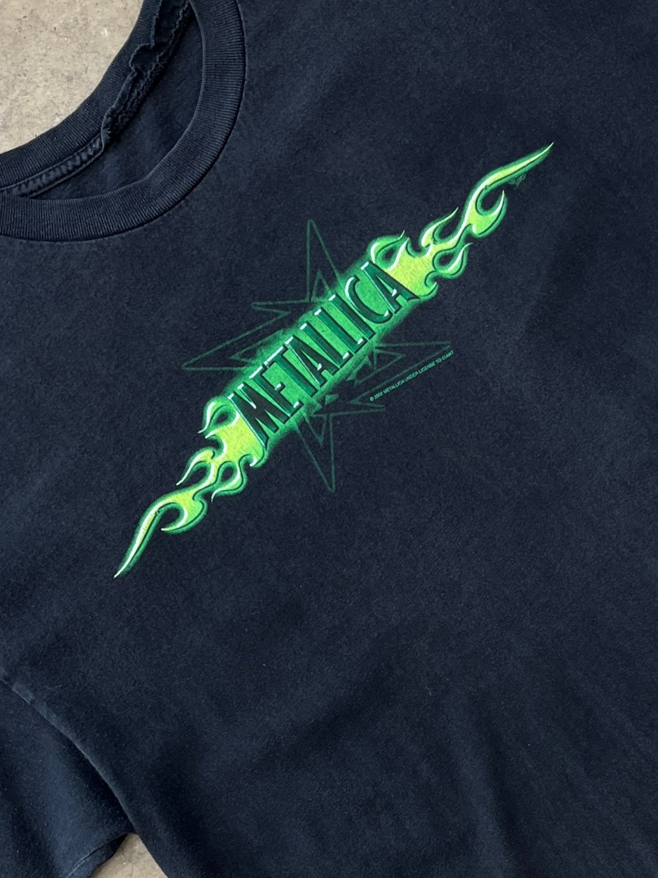 2002 Y2K Metallica Giant Rock Band Tee