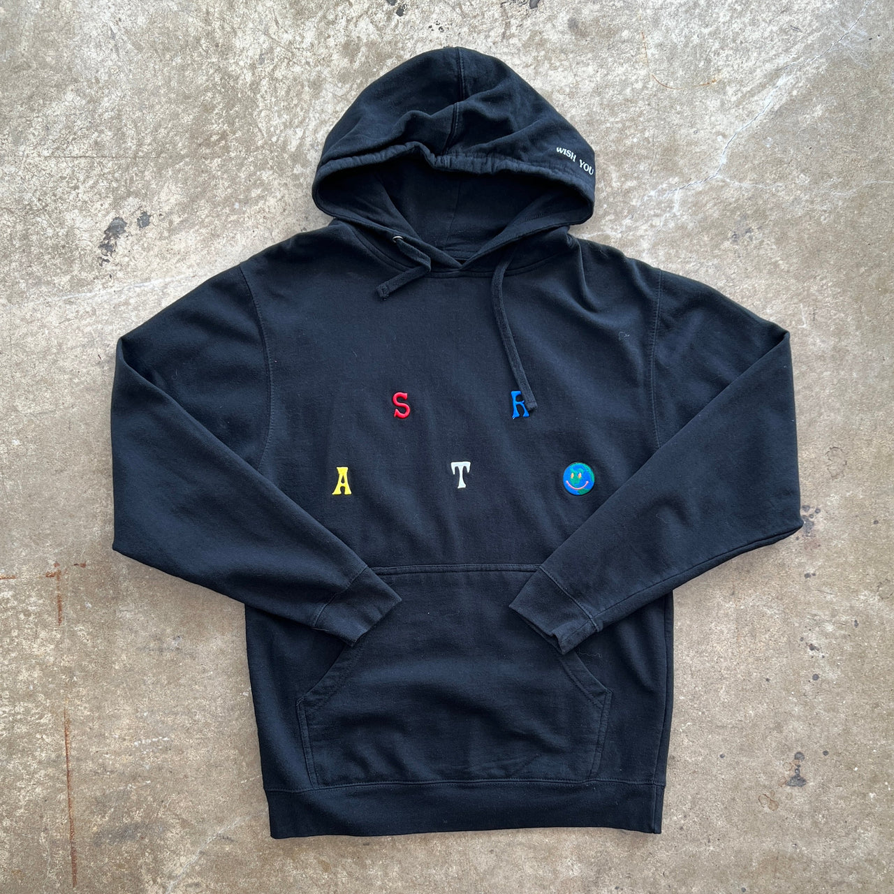 Travis Scott 2018 Astroworld Scattered Wish You Were Here Hoodie