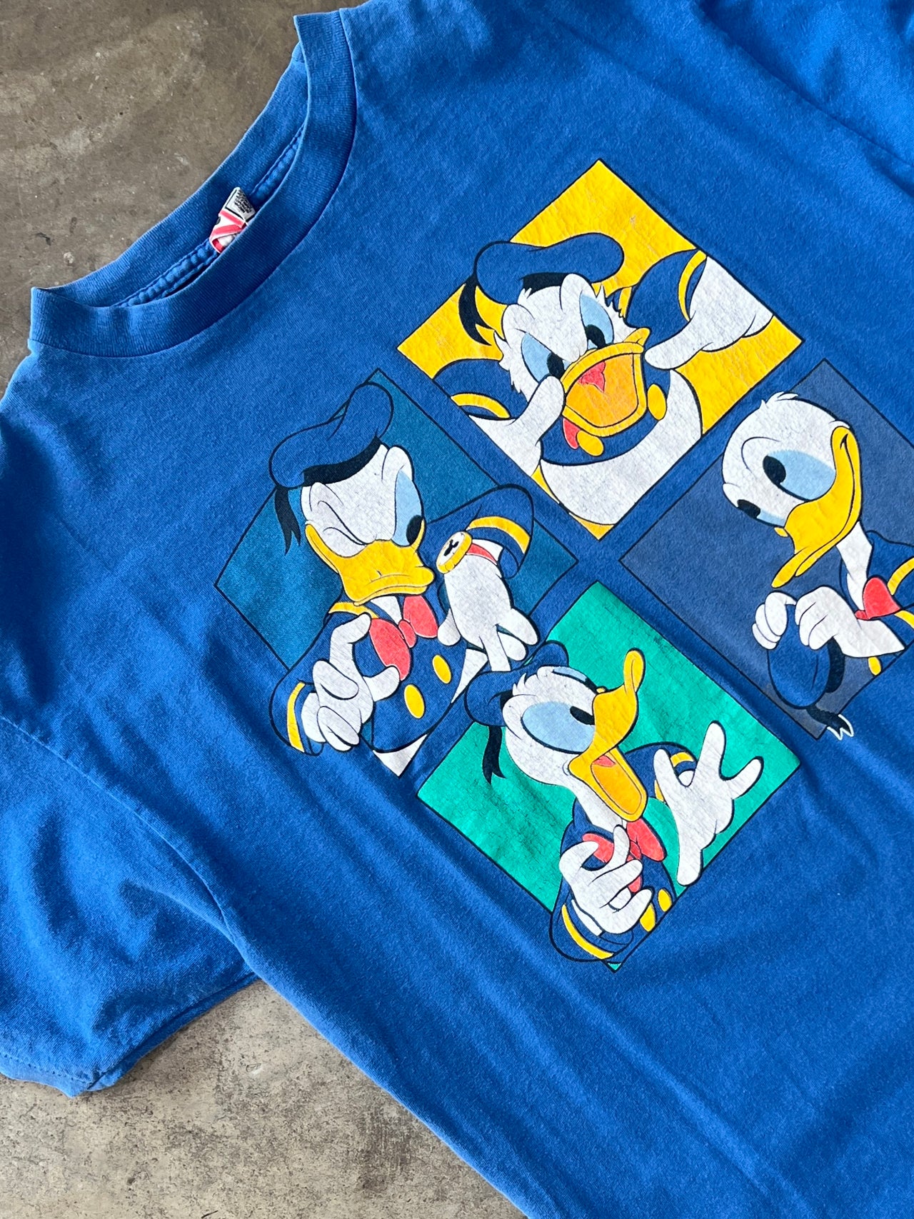 Disney Donald Duck Emotions Single Stitch Tee