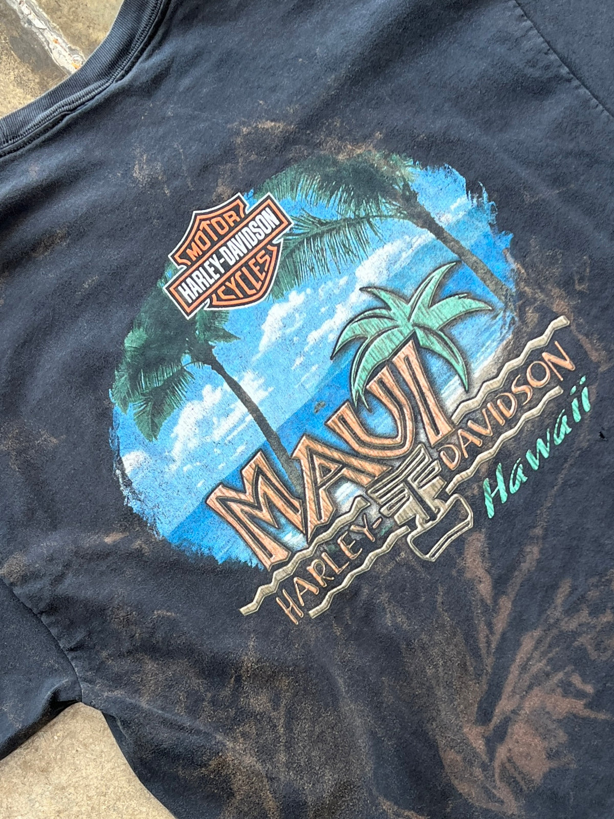 2003 Harley Davidson Maui Hawaii Motorcycle Tee