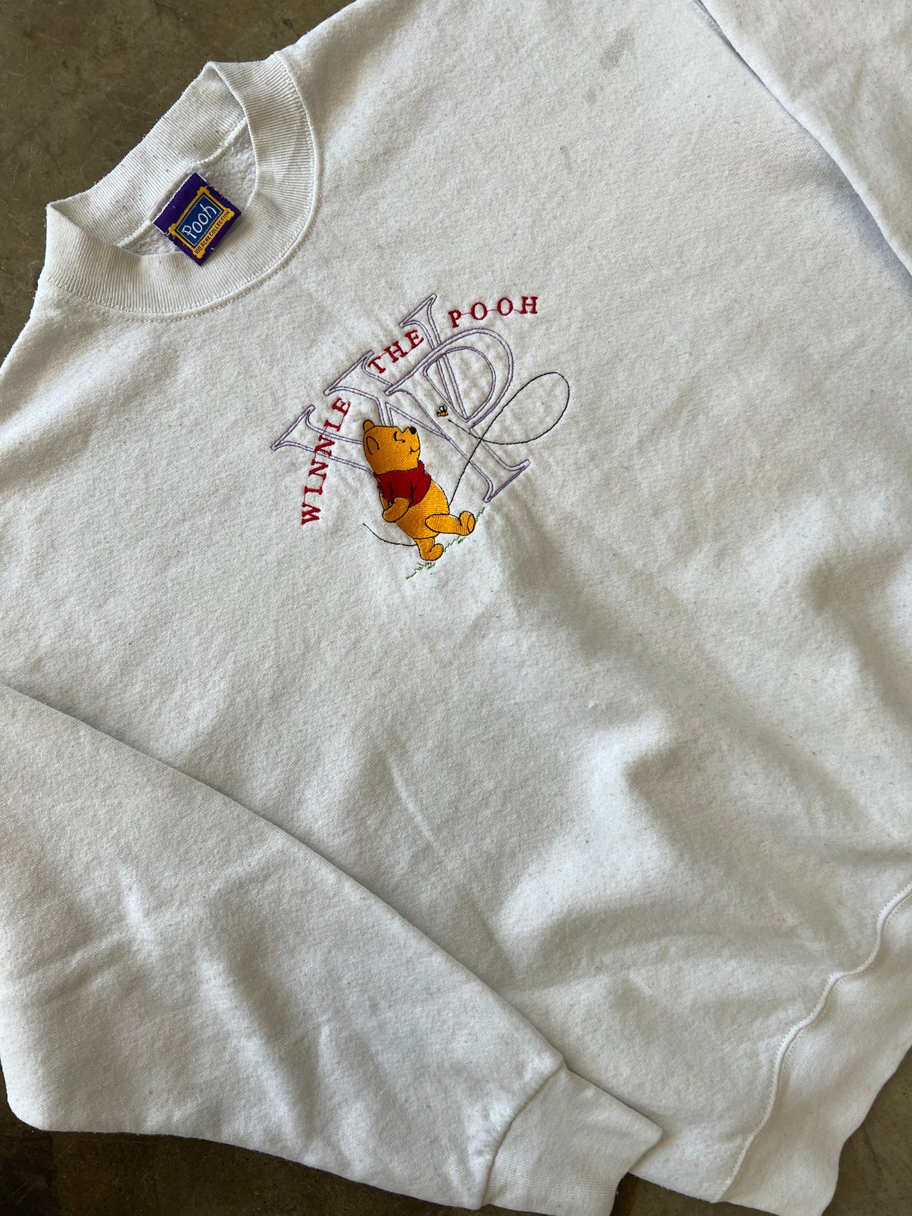 Winnie the Pooh Embroidered Crewneck