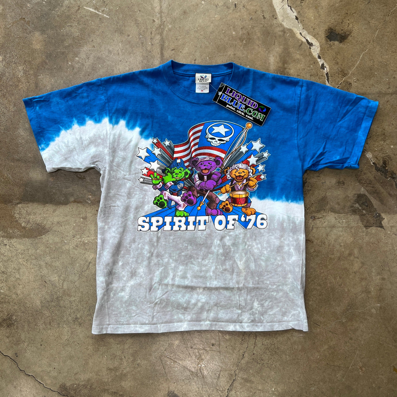 2007 Grateful Dead Liquid Blue Soldiers Tee