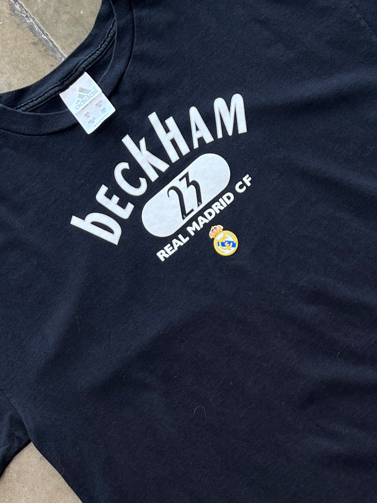 2005 Adidas Real Madrid David Beckham Tee