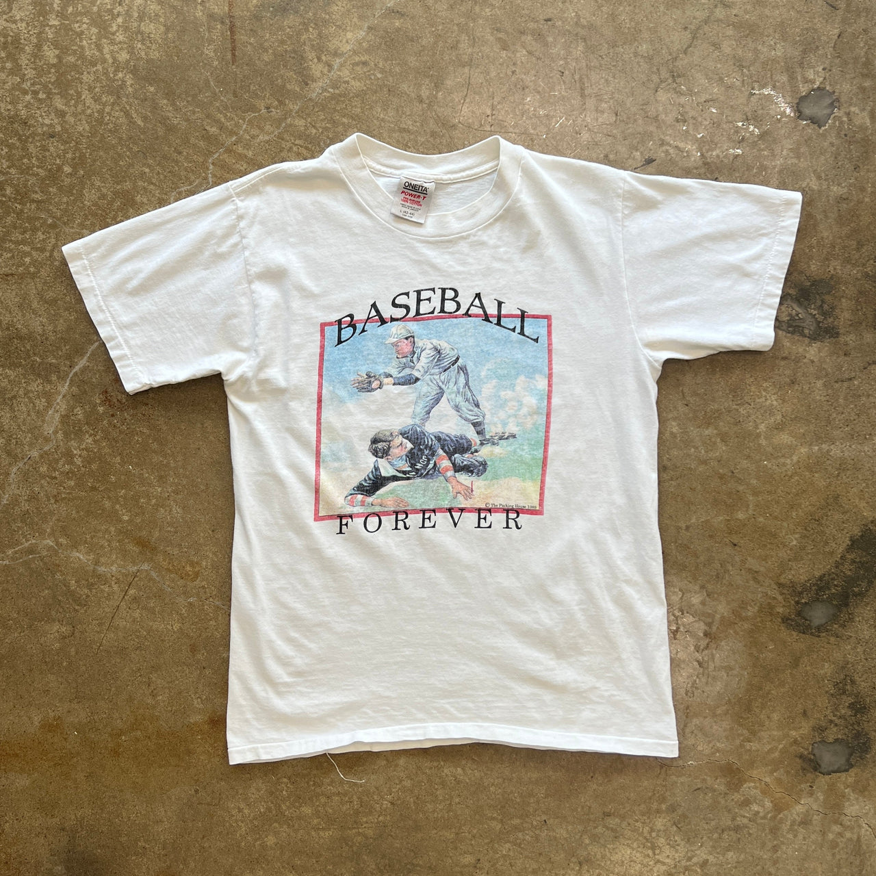 1989 Baseball Forever Oneita Tag Tee