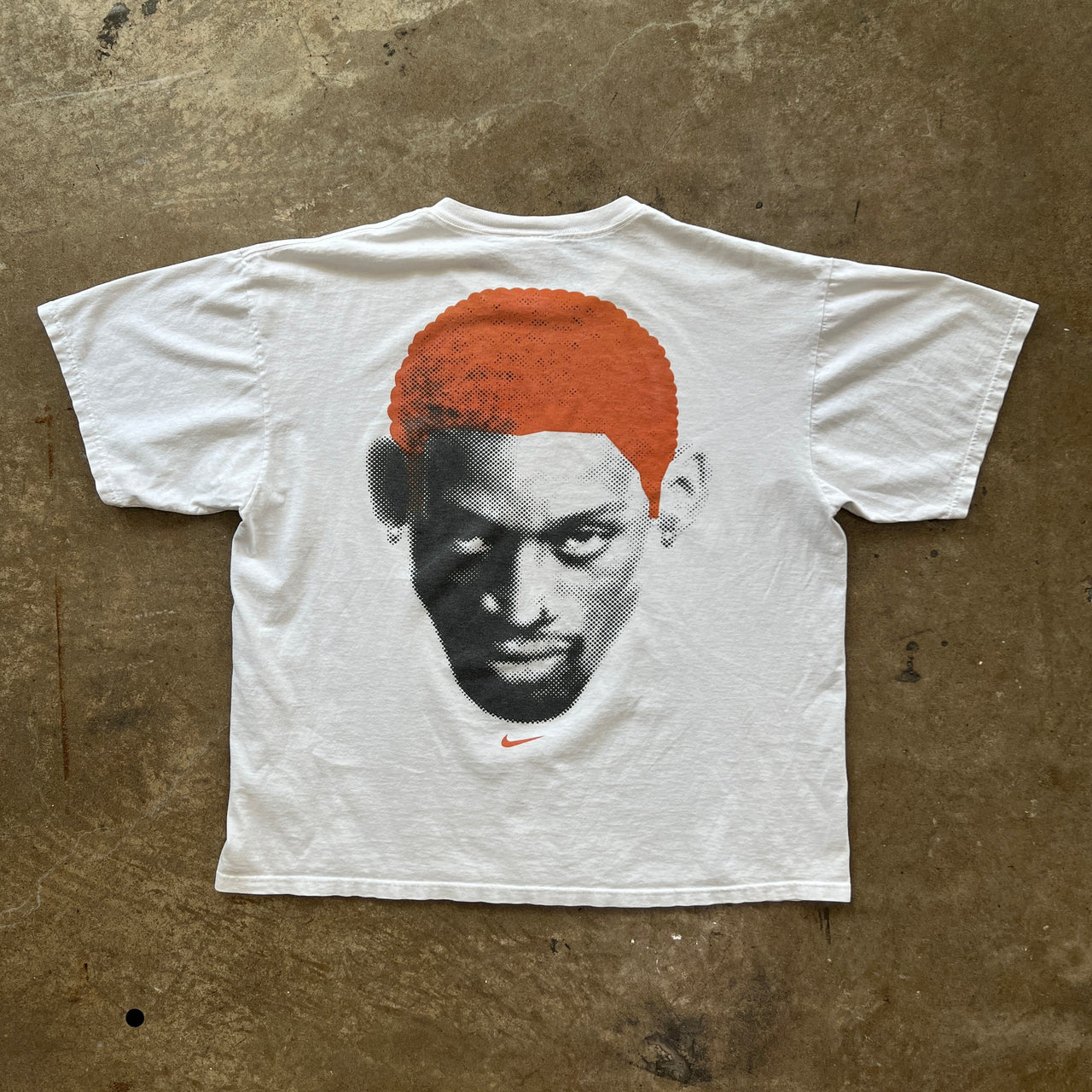 90s Nike Dennis Rodman Big Face Big Print Tee