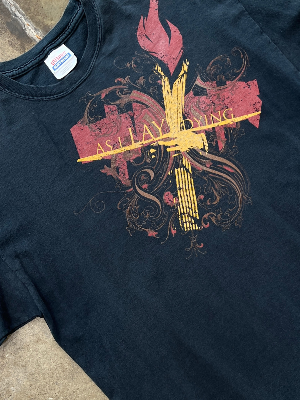 2000s As I Lay Dying Torch Y2k Style Band Tee