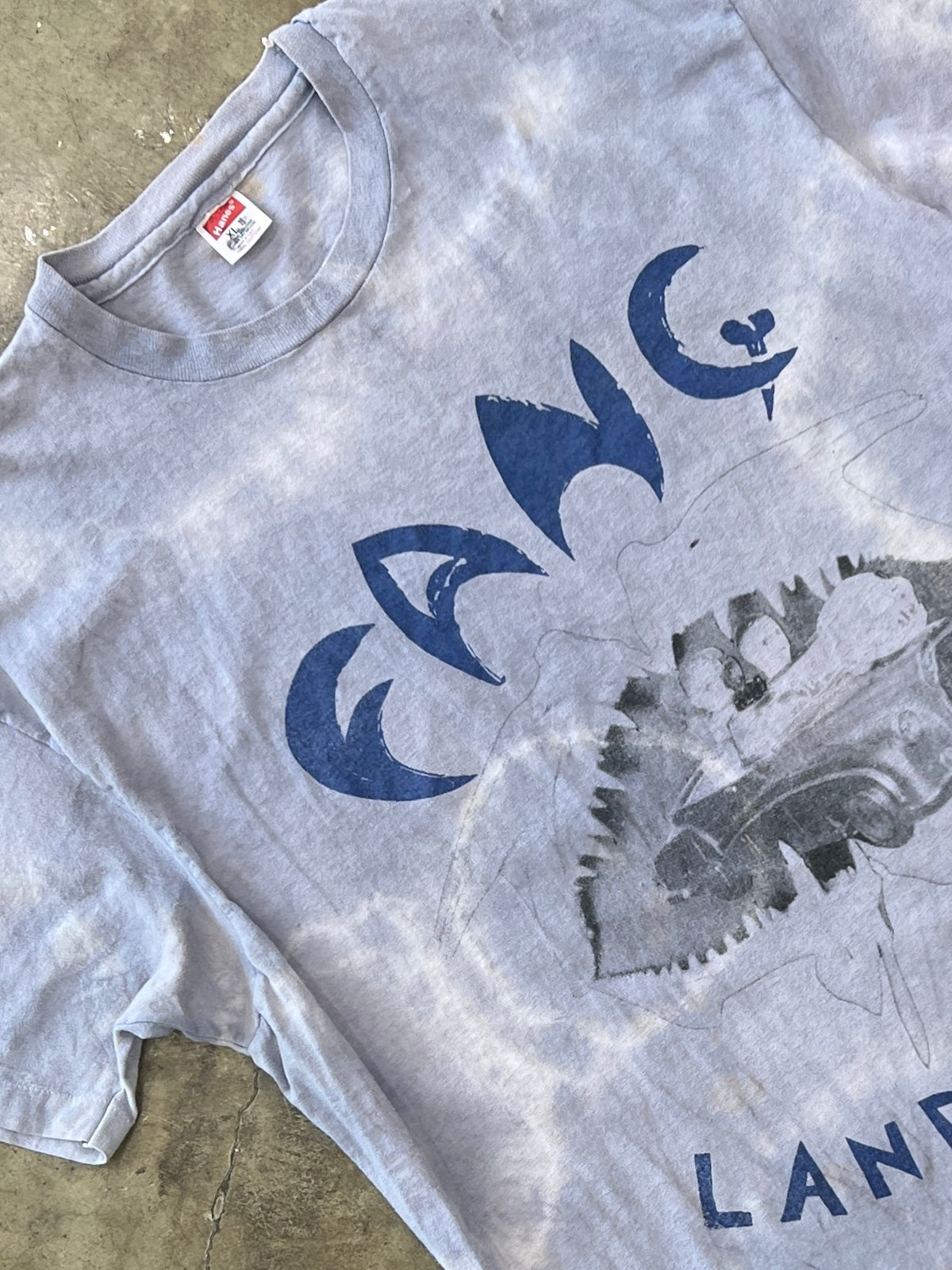 Fang Land Shark Band Tee Single Stitch
