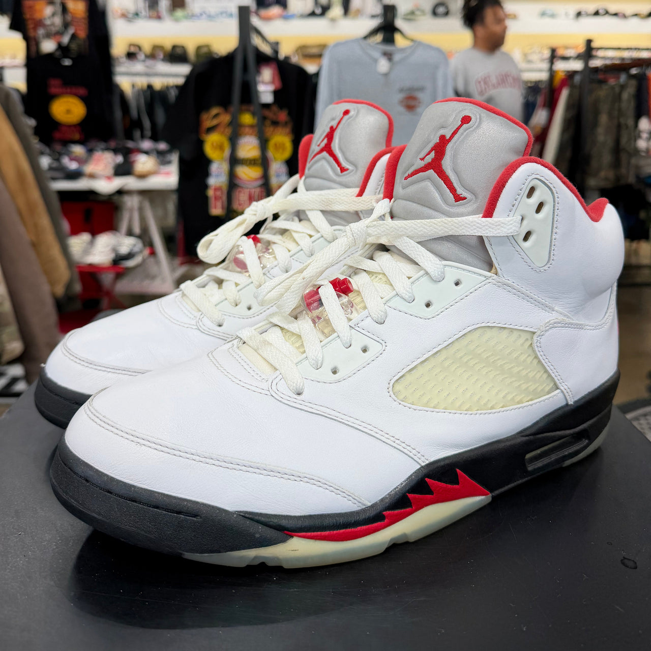Air Jordan 5 Fire Red Silver Tongue (2020)