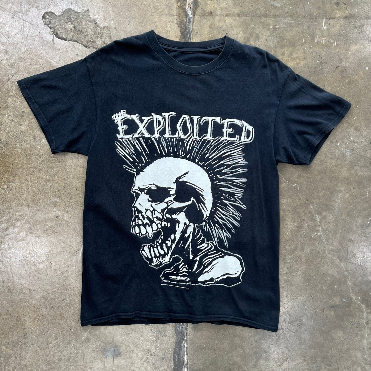 1998 The Exploited Chaos Popworld Promotions Tee