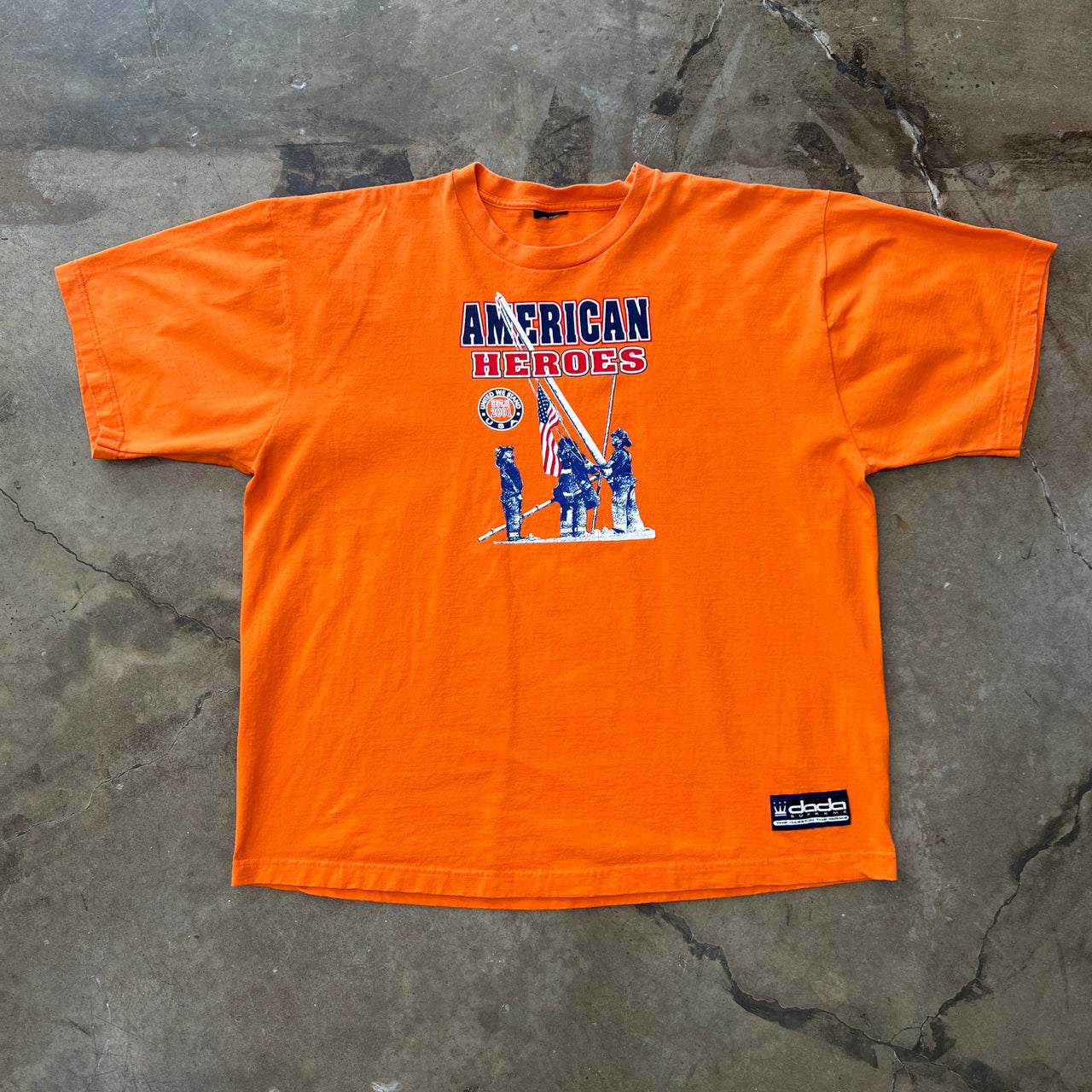 Damani Dada American Heroes Firefighter 9/11 Tee