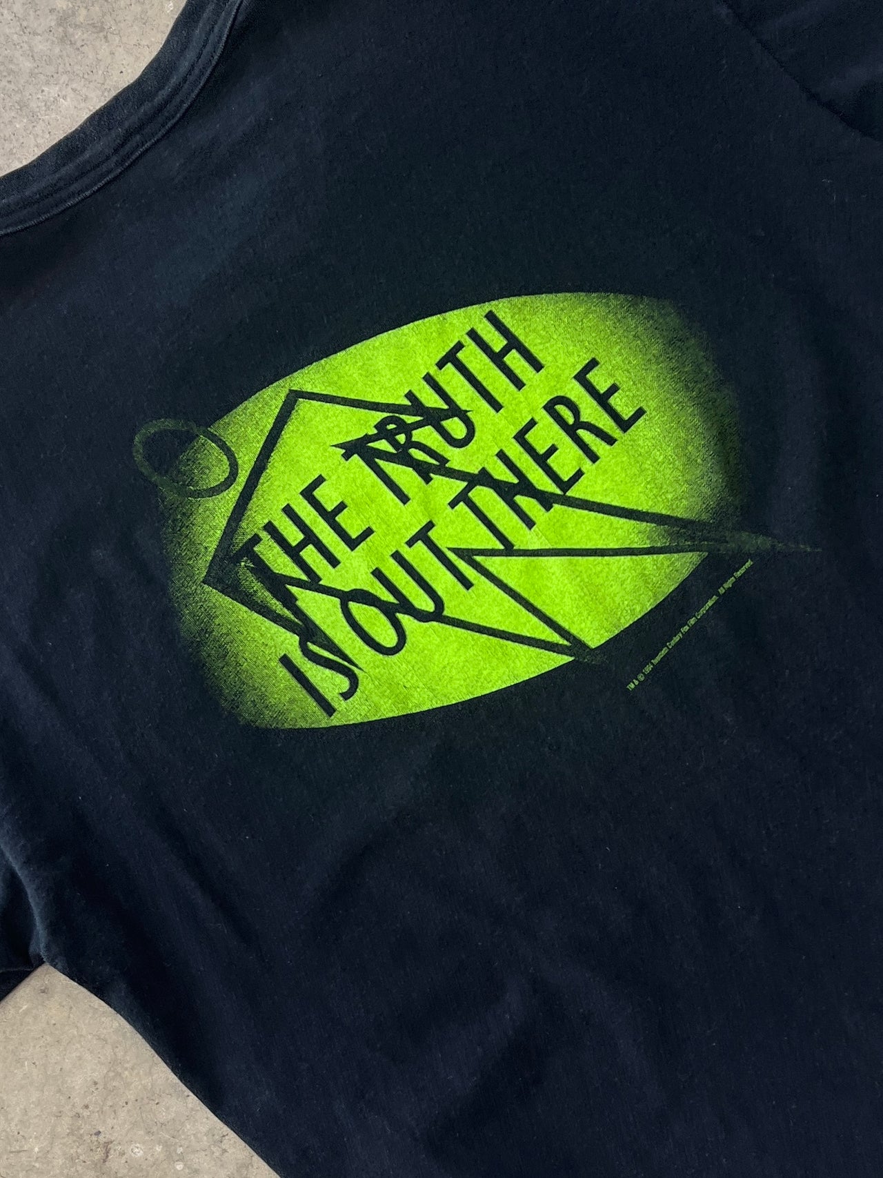 1994 The X Files Truth Is Out There Single Stitch Tee