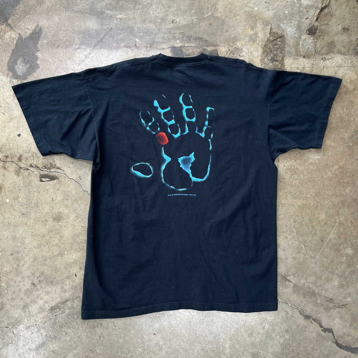 1994 X Flies Handprint TV Tee