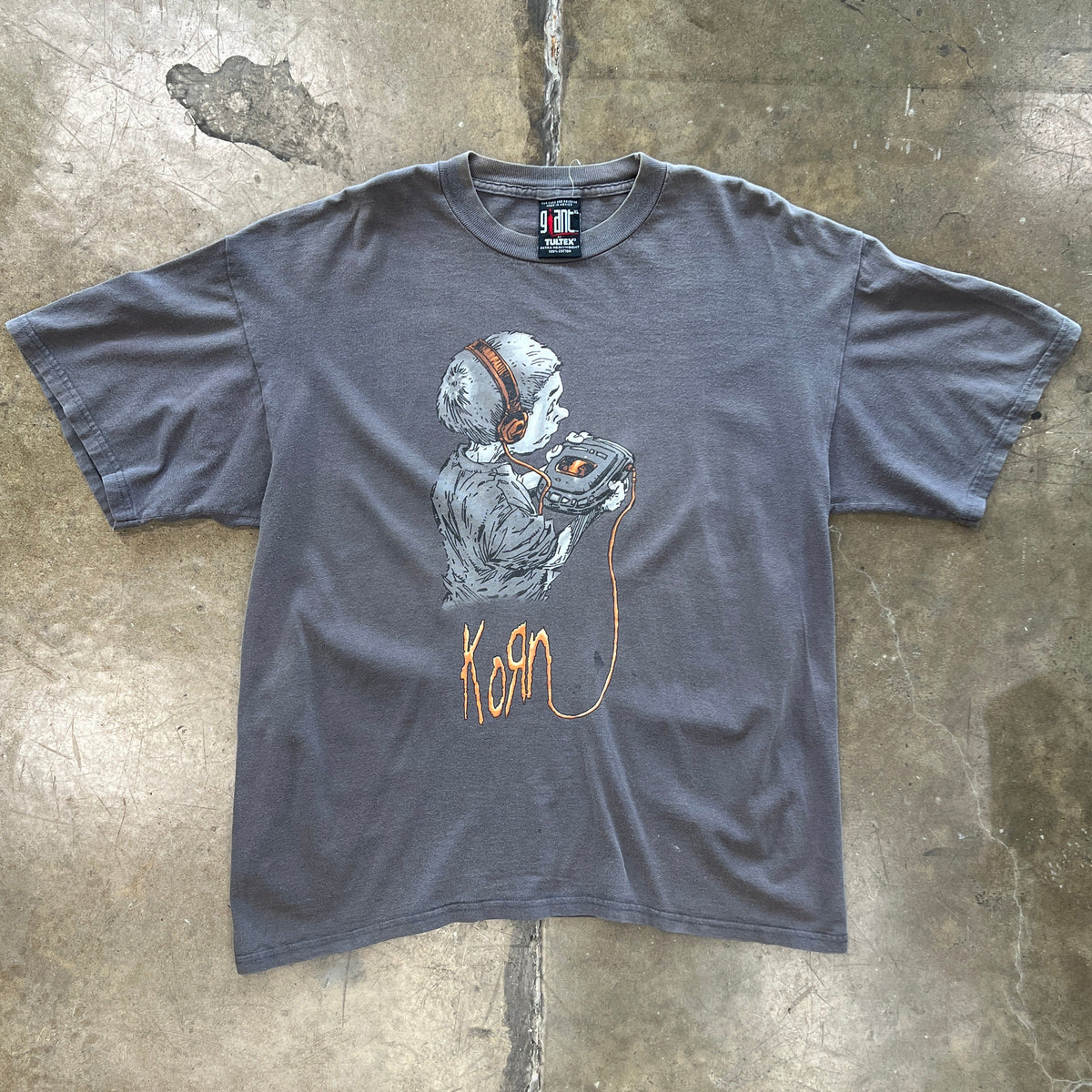 90s Korn Discman Follow The Leader Giant Band Tee
