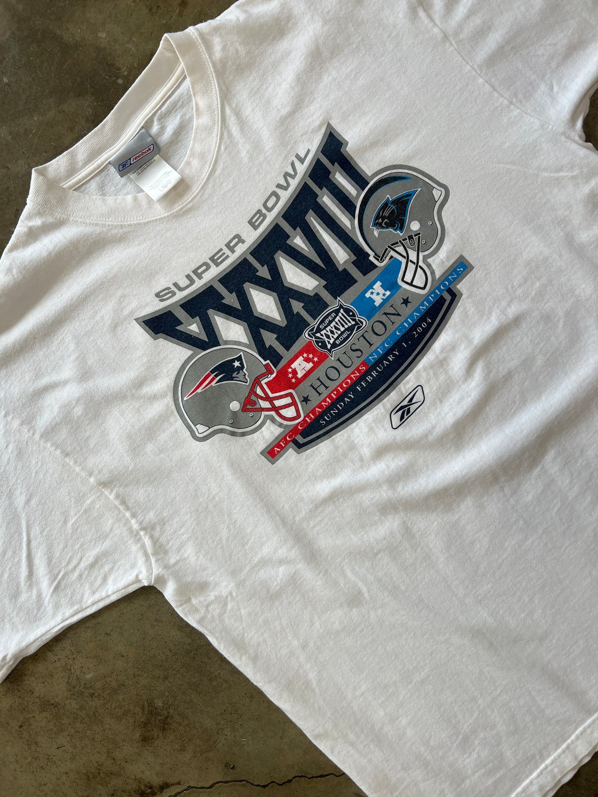 Super Bowl XXXVII Patriots vs. Panthers Tee