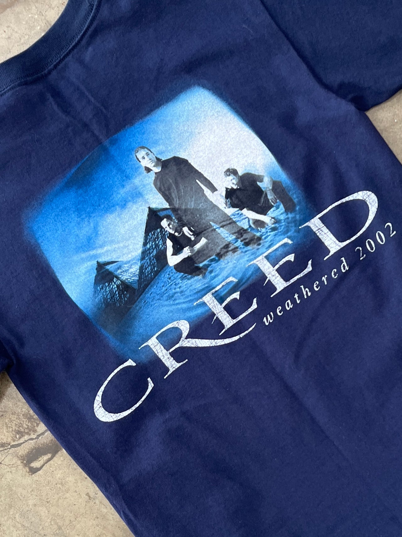 2002 Creed Weathered Band Tee