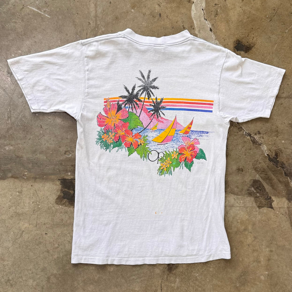 1982 OP Ocean Pacific Sailing Single Stitch Tee