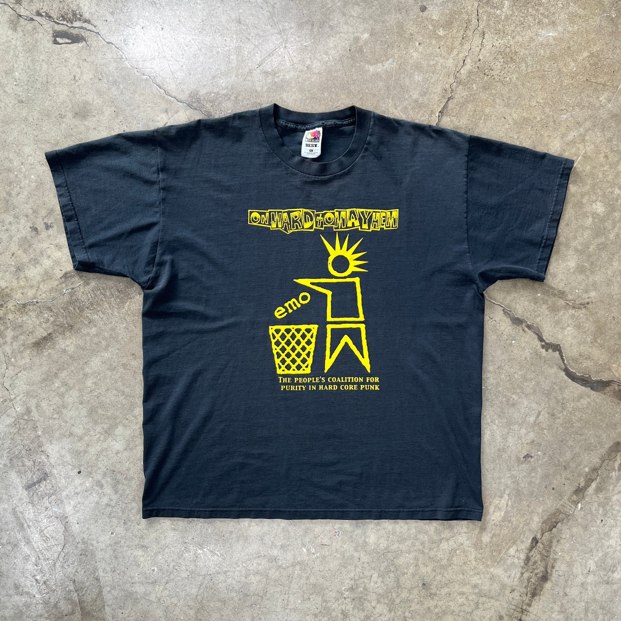 Onward to Mayhem Trash Emo Band Tee