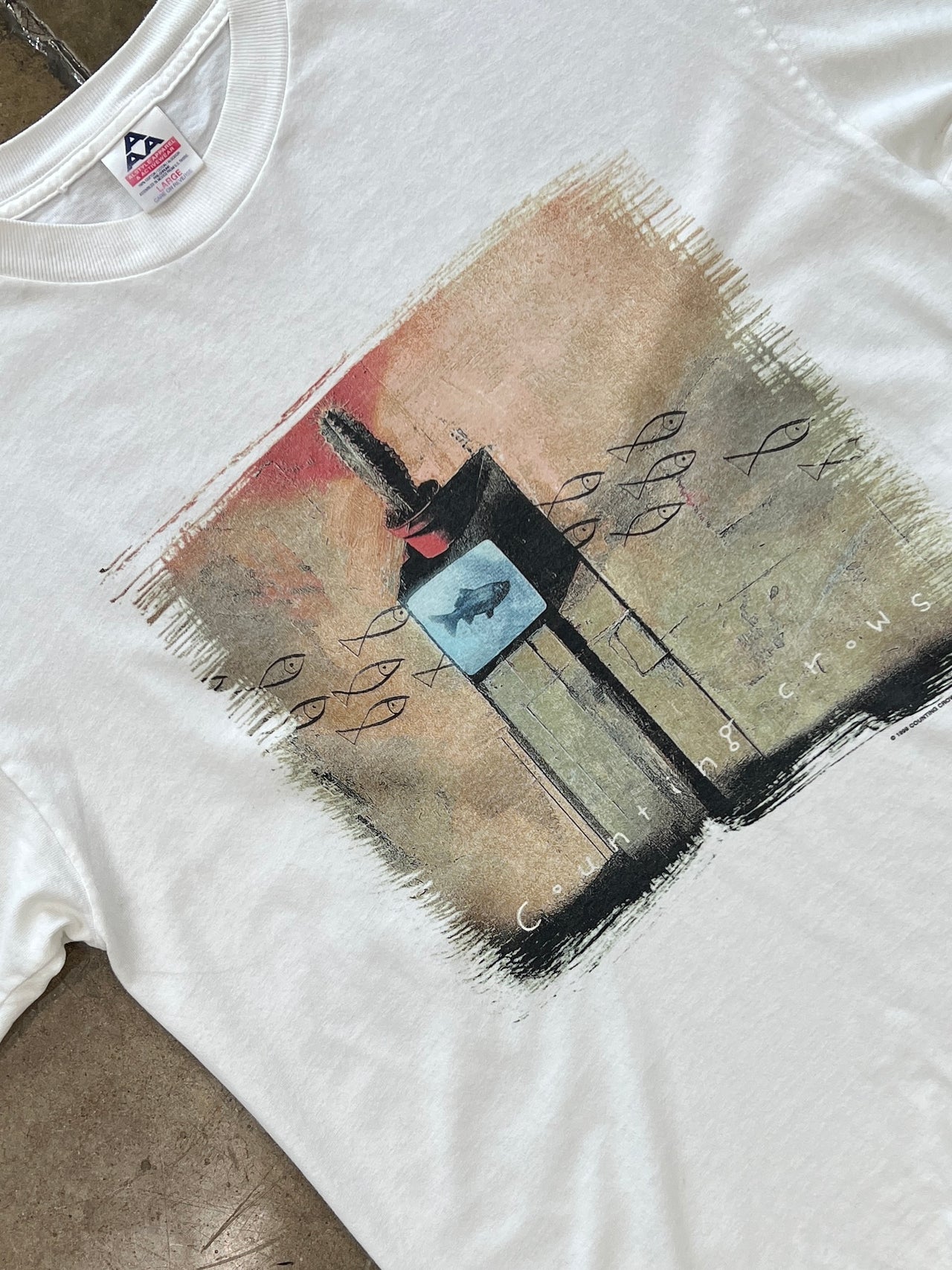1999 Counting Crows This Desert Life Band Tee
