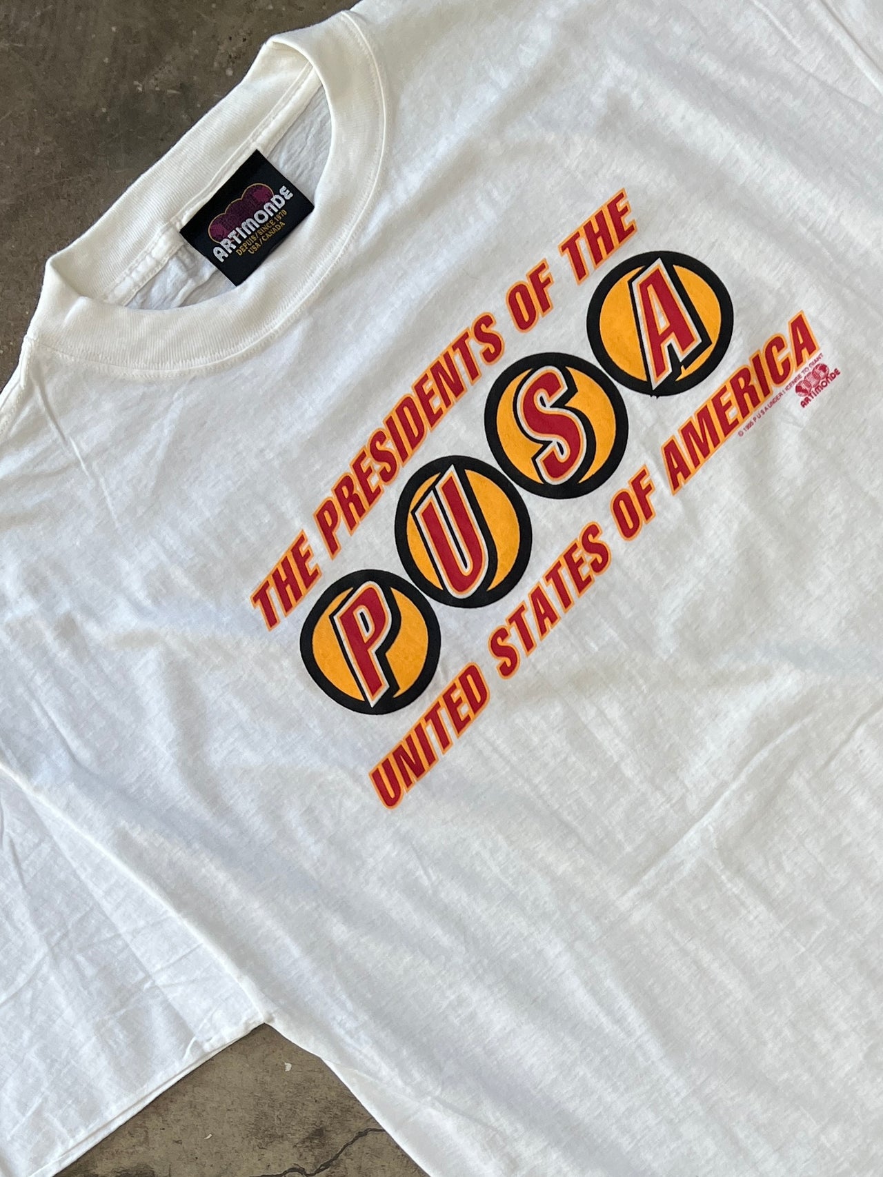 1995 The Presidents of the United States Band Artimonde Tee