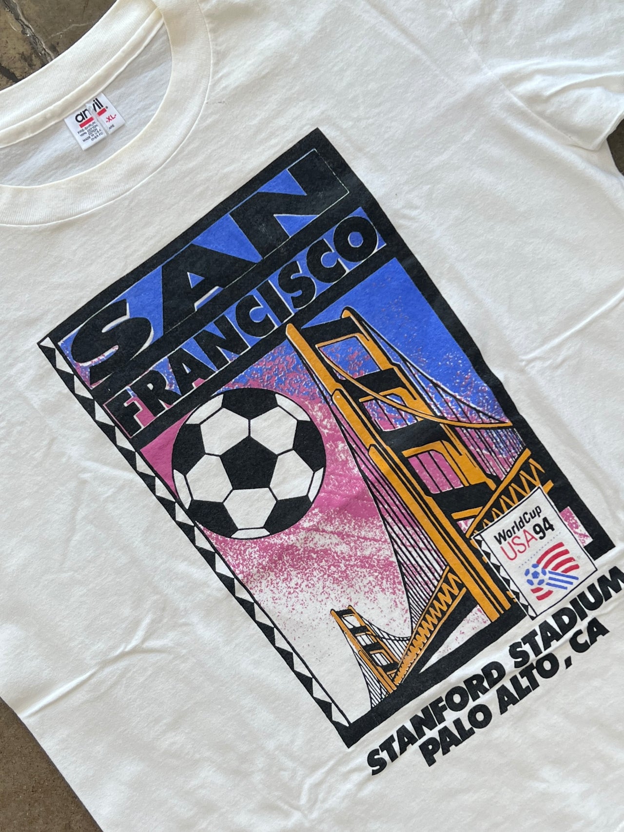 1994 World Cup USA San Francisco Soccer Tee