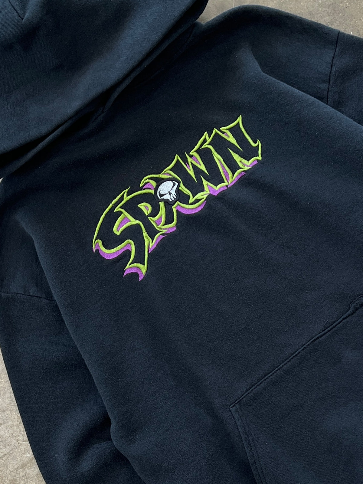 Spawn Comic Todd McFarlane Embroidered Hoodie