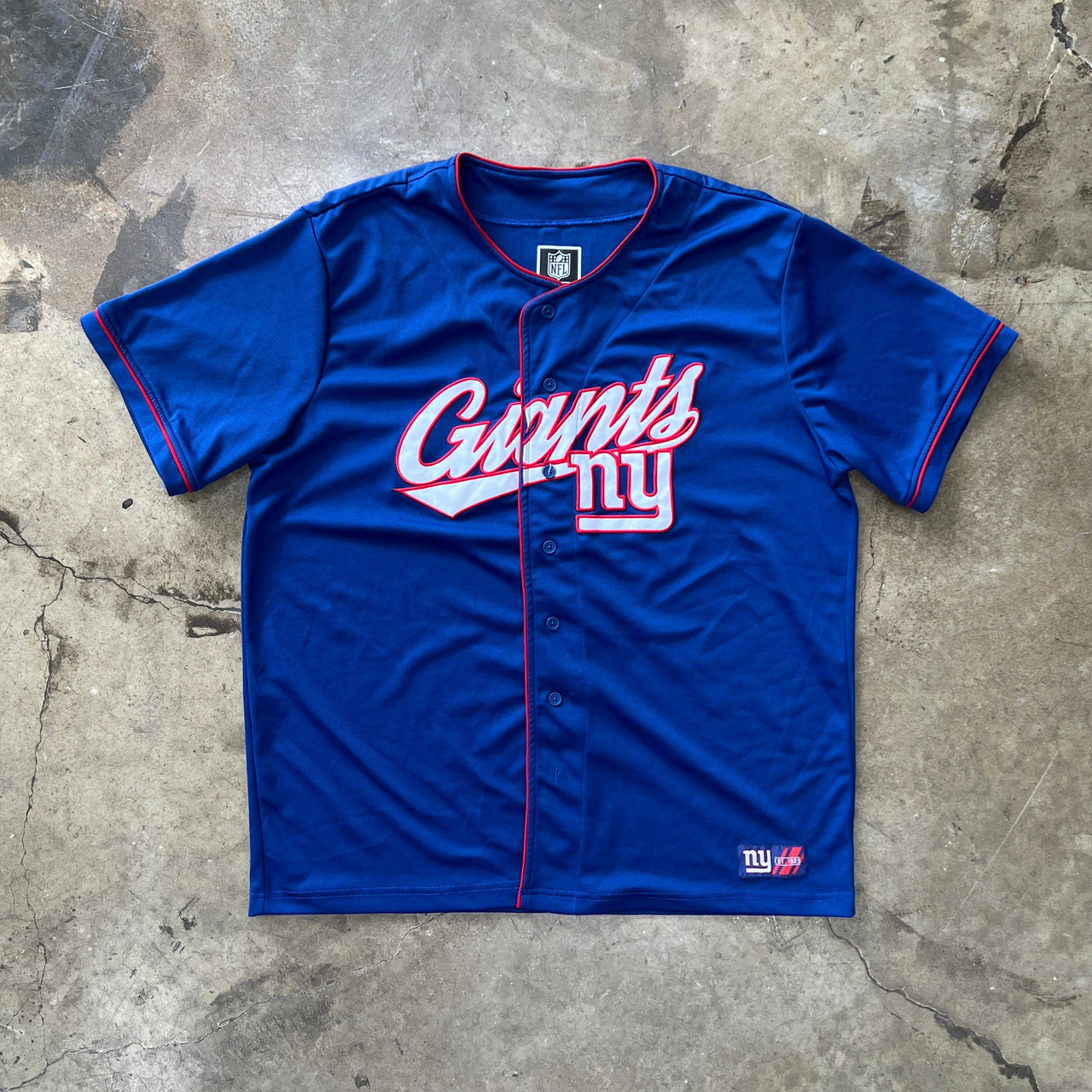 MLB NY Giants Team Apparel Baseball Jersey