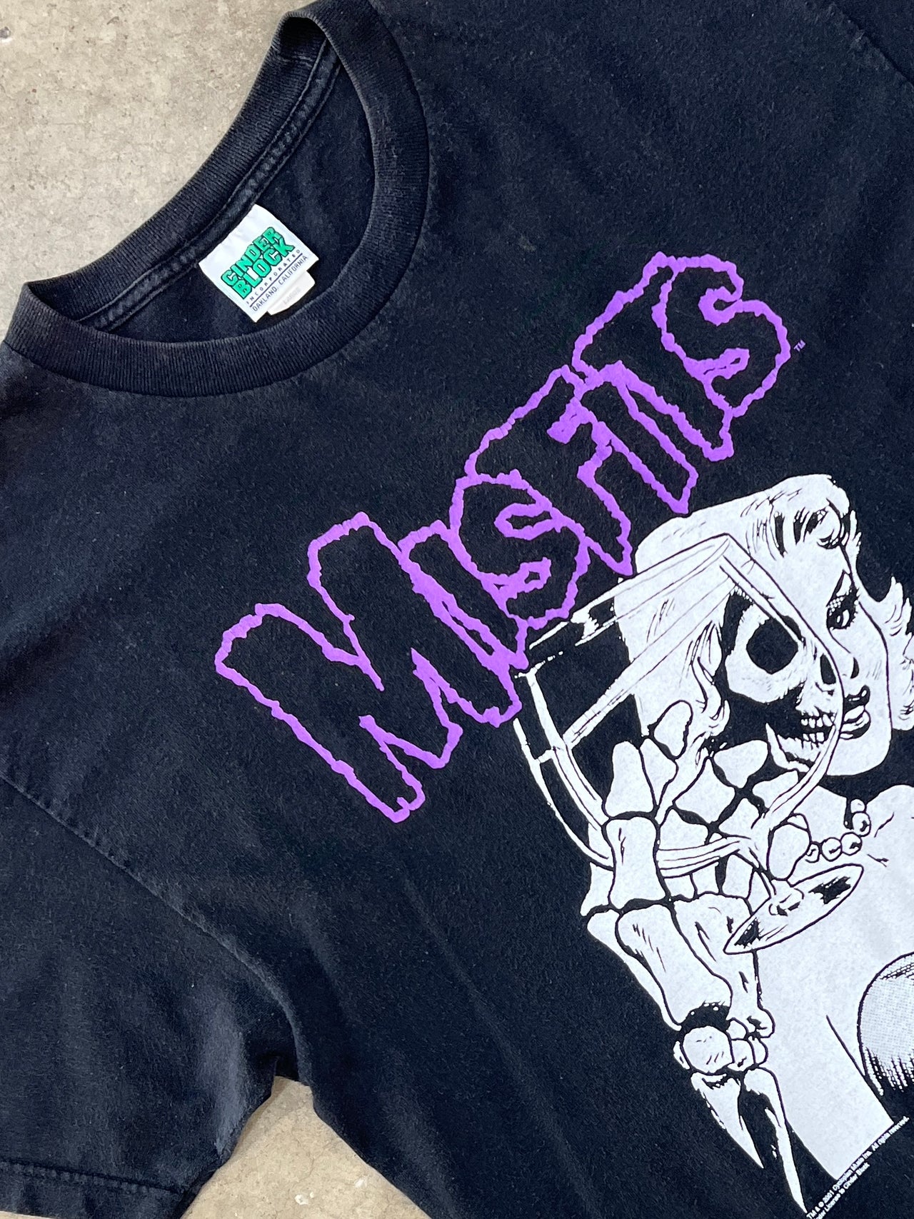 2001 Misfits Die My Darling Band Tee Cinder Block