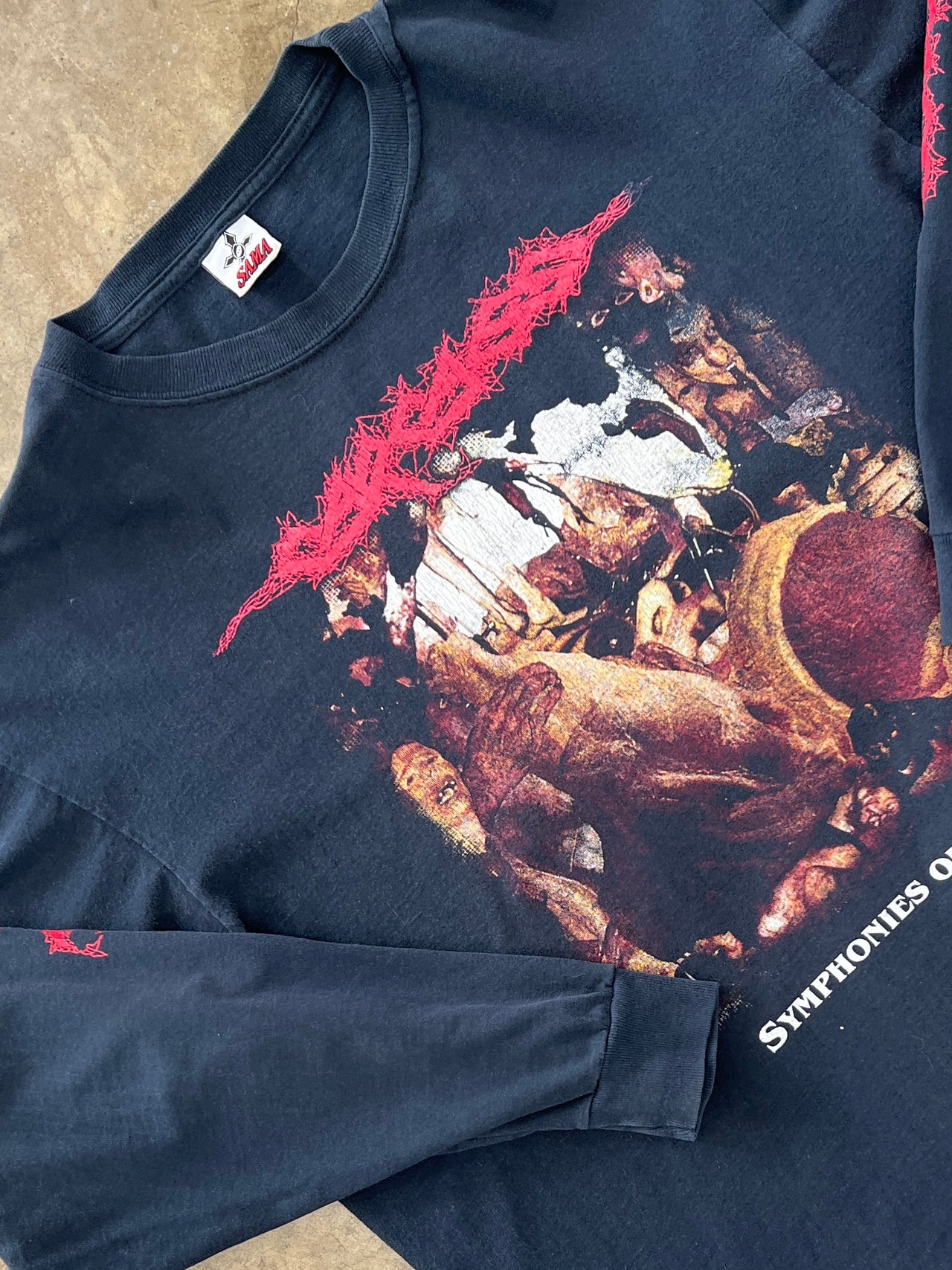 90s Carcass Symphonies of Sickness SAMA Band Long Sleeve