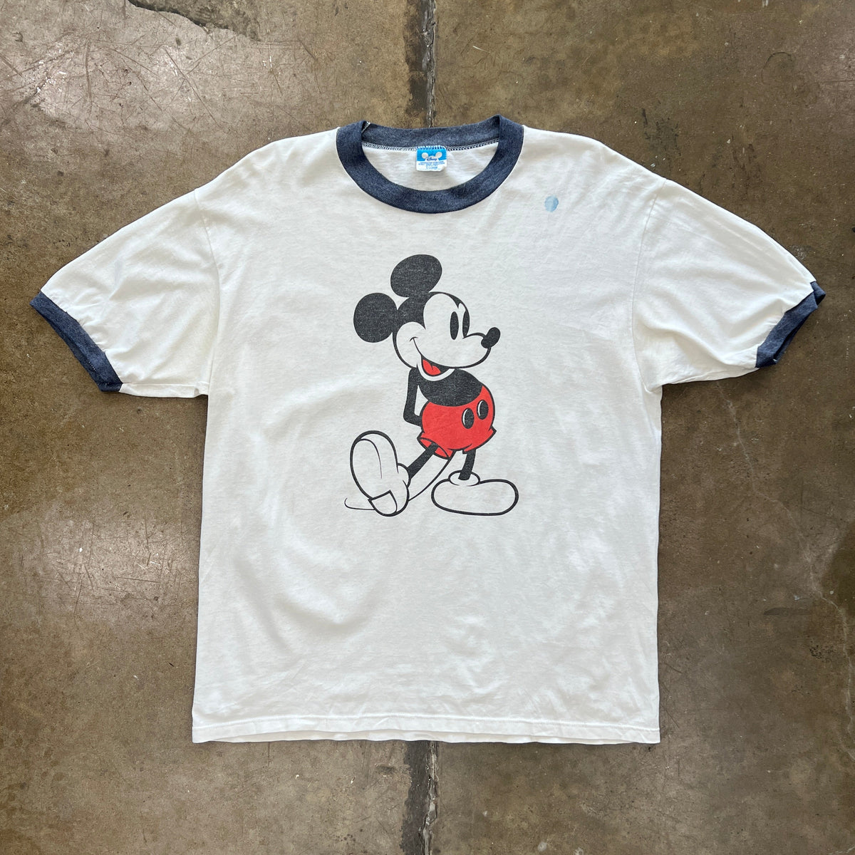 80s Walt Disney Mickey Mouse Ringer Tee
