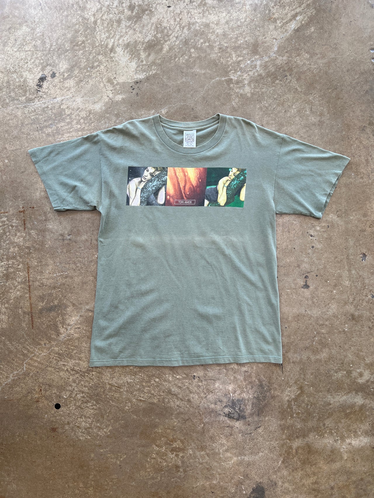 1996 90s Tori Amos Dew Drop Inn Tour Concert Band Wild Oats Tee