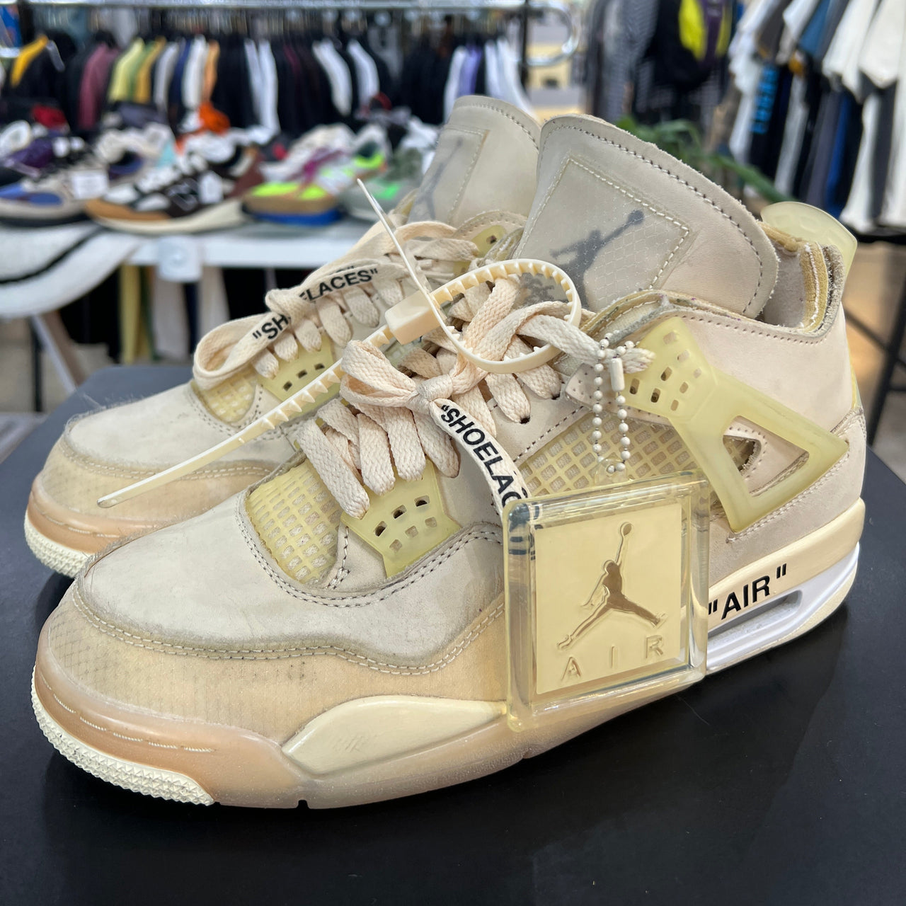 Off White x Air Jordan 4 Sail (2020)