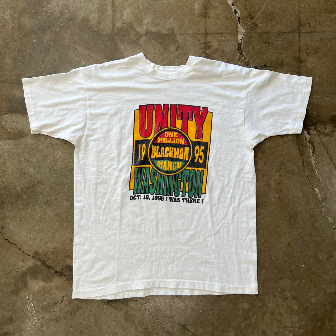 1995 Unity Blackman March Unity I was There Tee Single Stitch