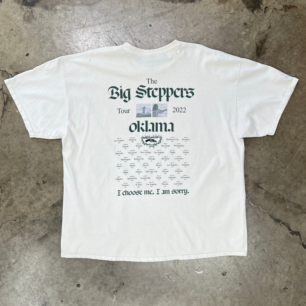 Kendrick Lamar The Big Steppers Tour Okhma Rap Tee
