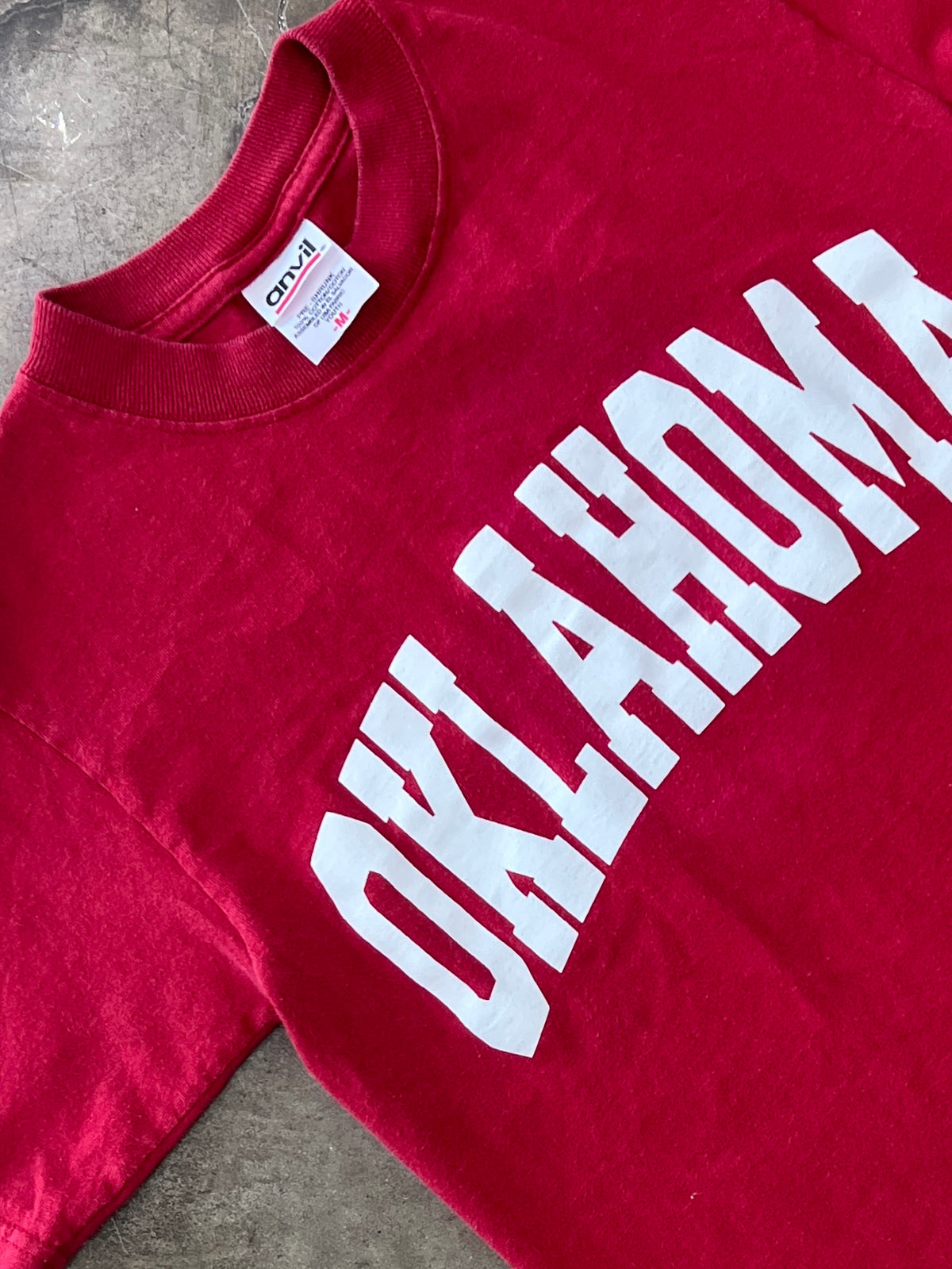Oklahoma University Anvil Tee