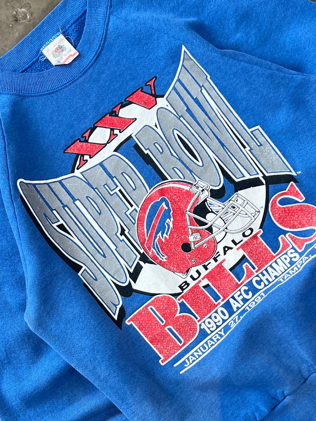 1991 Super Bowl Buffalo Bills Crewneck